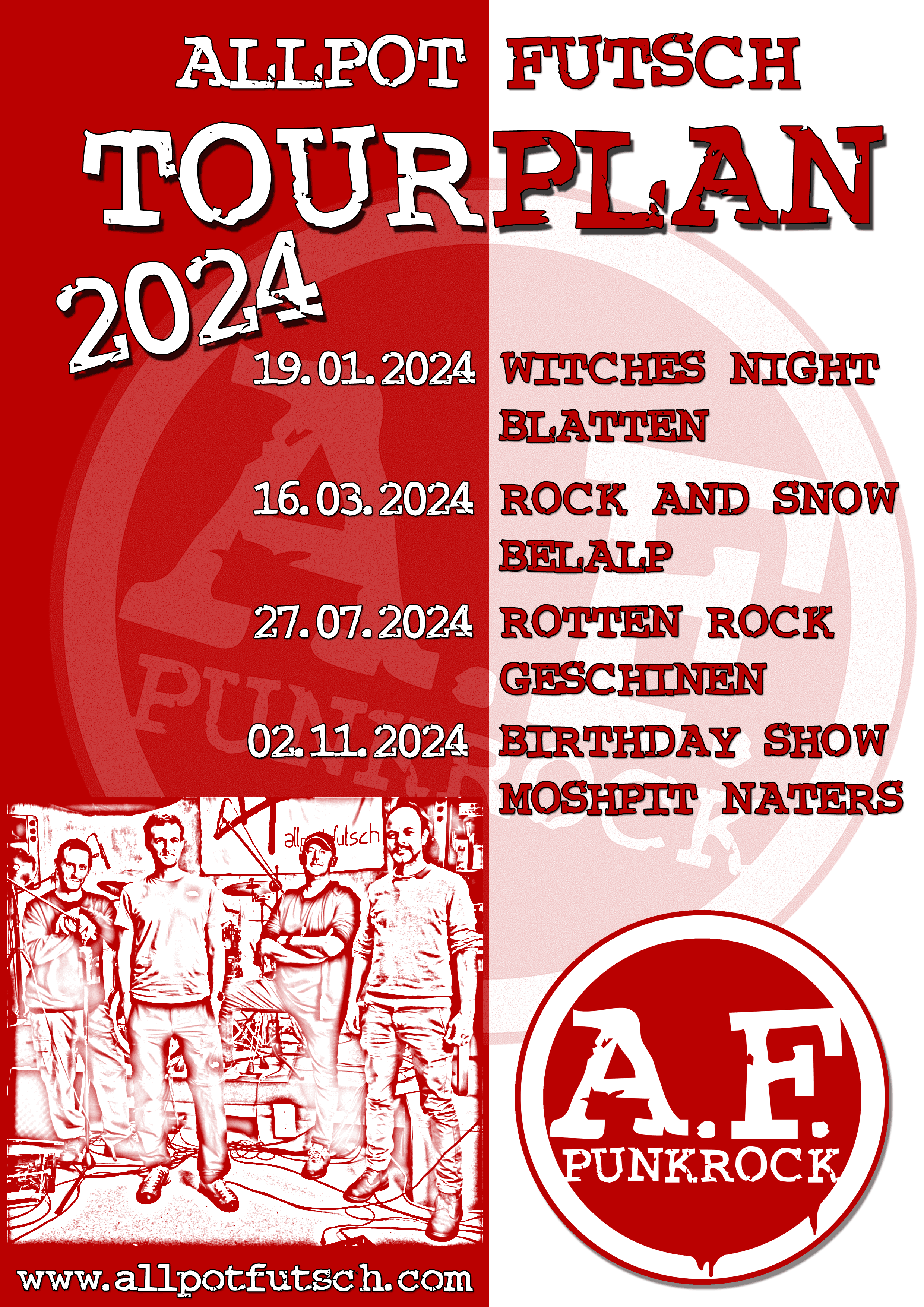 Allpot Futsch Konzerte 2024